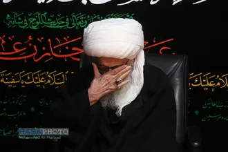 عزاداری روز شهادت حضرت امام حسن عسکری (علیه السلام) با حضور مراجع تقلید در قم