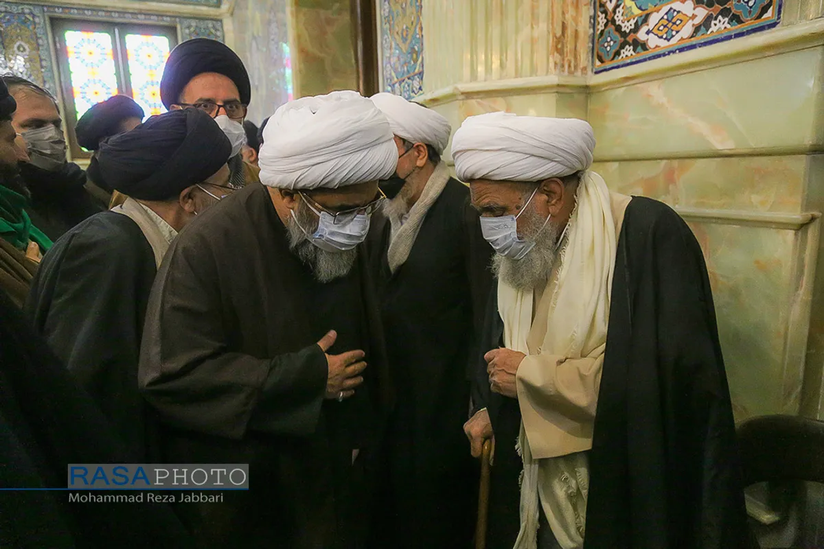 مراسم ترحیم حضرت آیت الله صافی گلپایگانی با حضور مراجع، علما و شخصیت&zwnj;های حوزوی
