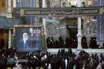 لحظه تحویل سال ۱۴۰۵ در حرم حضرت فاطمه معصومه (س)