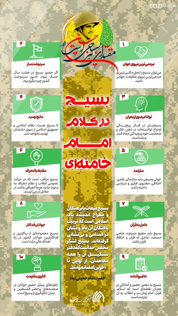 اطلاع نگاشت | بسیج در کلام امام خامنه&zwnj;ای