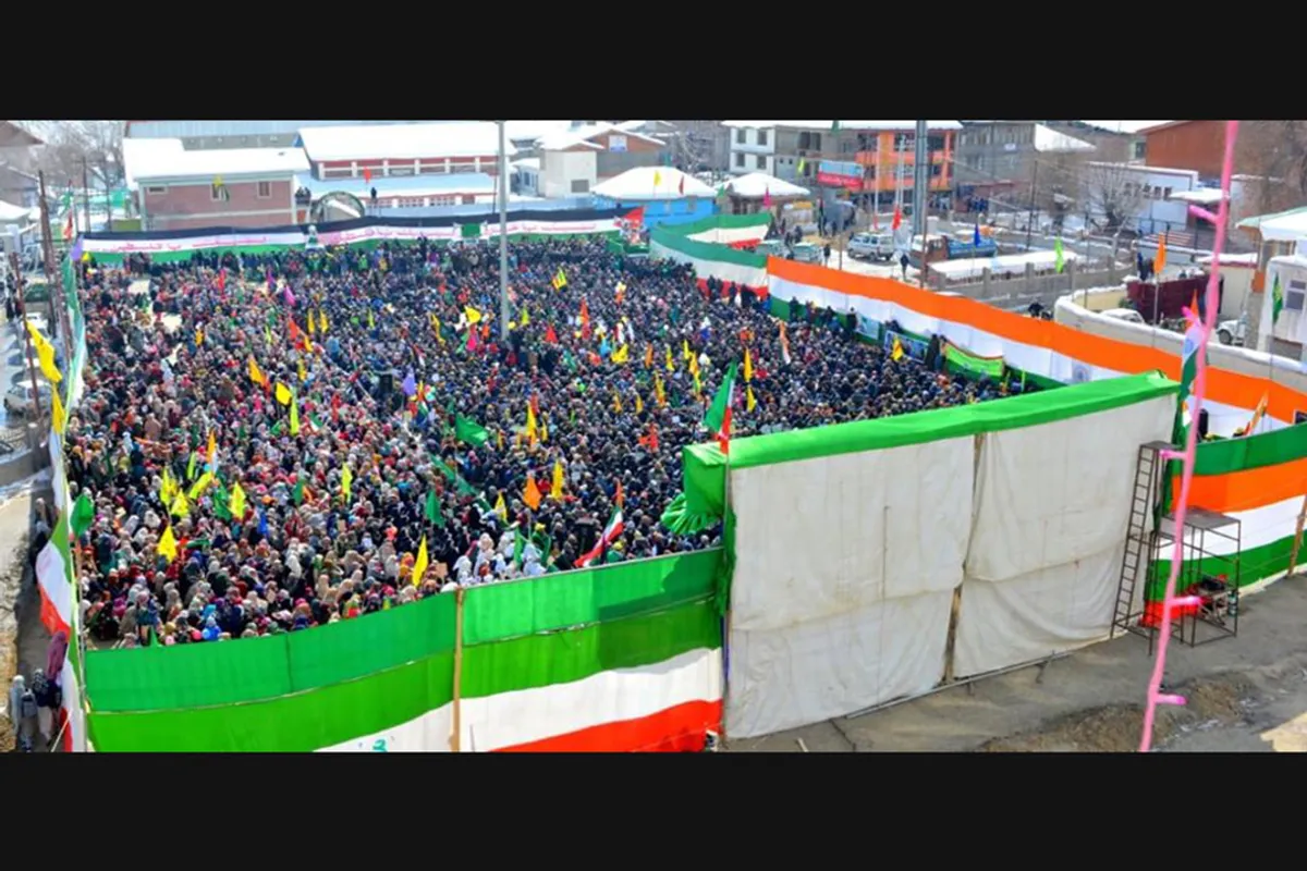 جشن ۲۲ بهمن در کشمیر