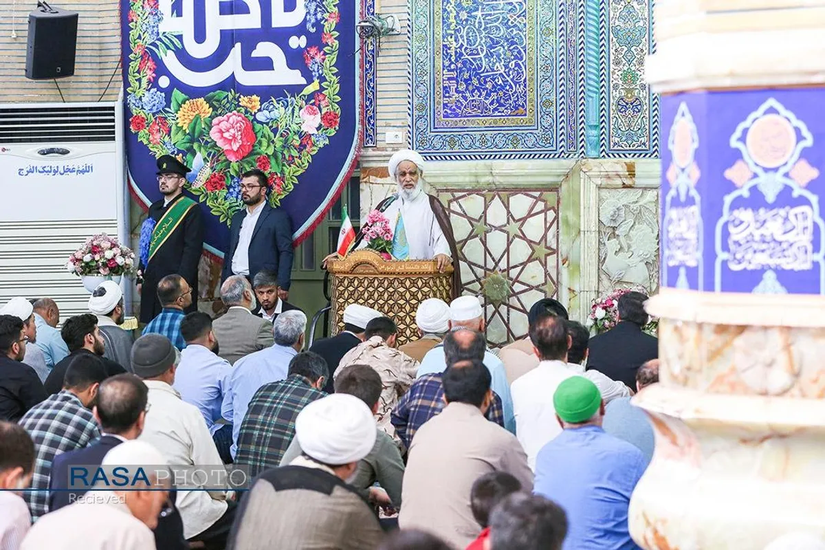 اقامه نماز عید سعید قربان در مسجد مقدس جمکران