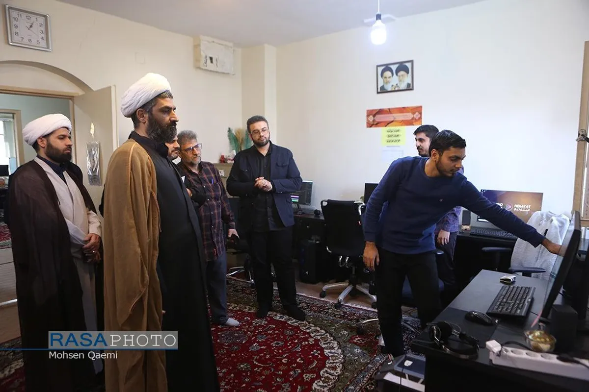بازدید مدیرعامل و جمعی از اعضای خبرگزاری رسا از مجتمع تبلیغ حوزه علمیه