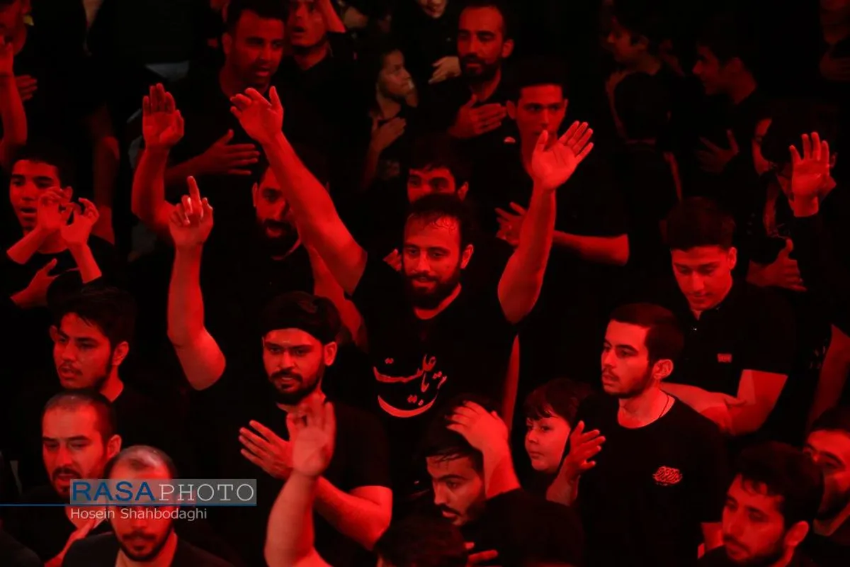 شب هشتم محرم ۱۴۴۶ در هیئت فاطمیون قم