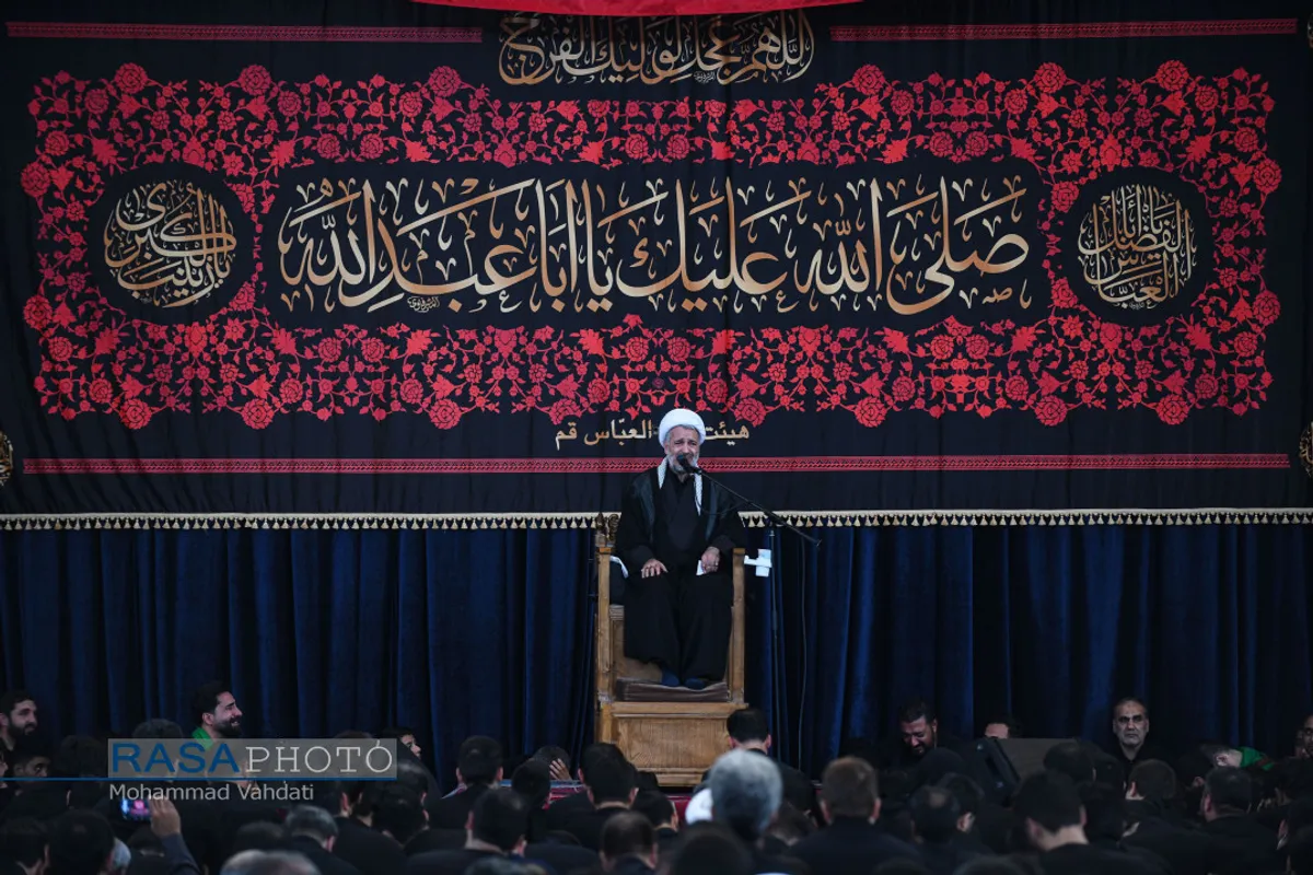 عزاداری روز هفتم محرم ۱۴۴۴ در هیئت کف العباس (ع) قم