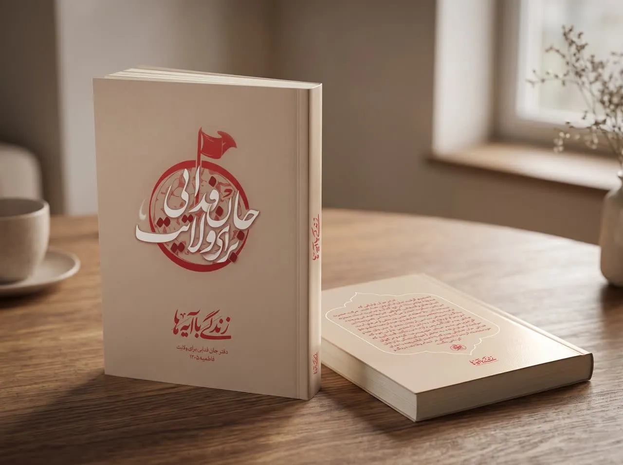 نسخه الکترونیک کتاب «زندگی با آیه‌ها؛ دفتر جان‌فدایی برای ولایت» منتشر شد