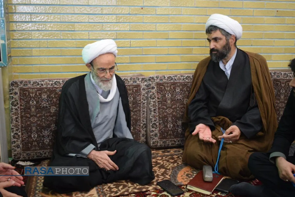 دیدار مدیرعامل خبرگزاری رسا با آیت&zwnj;الله جواد باقری بنابی