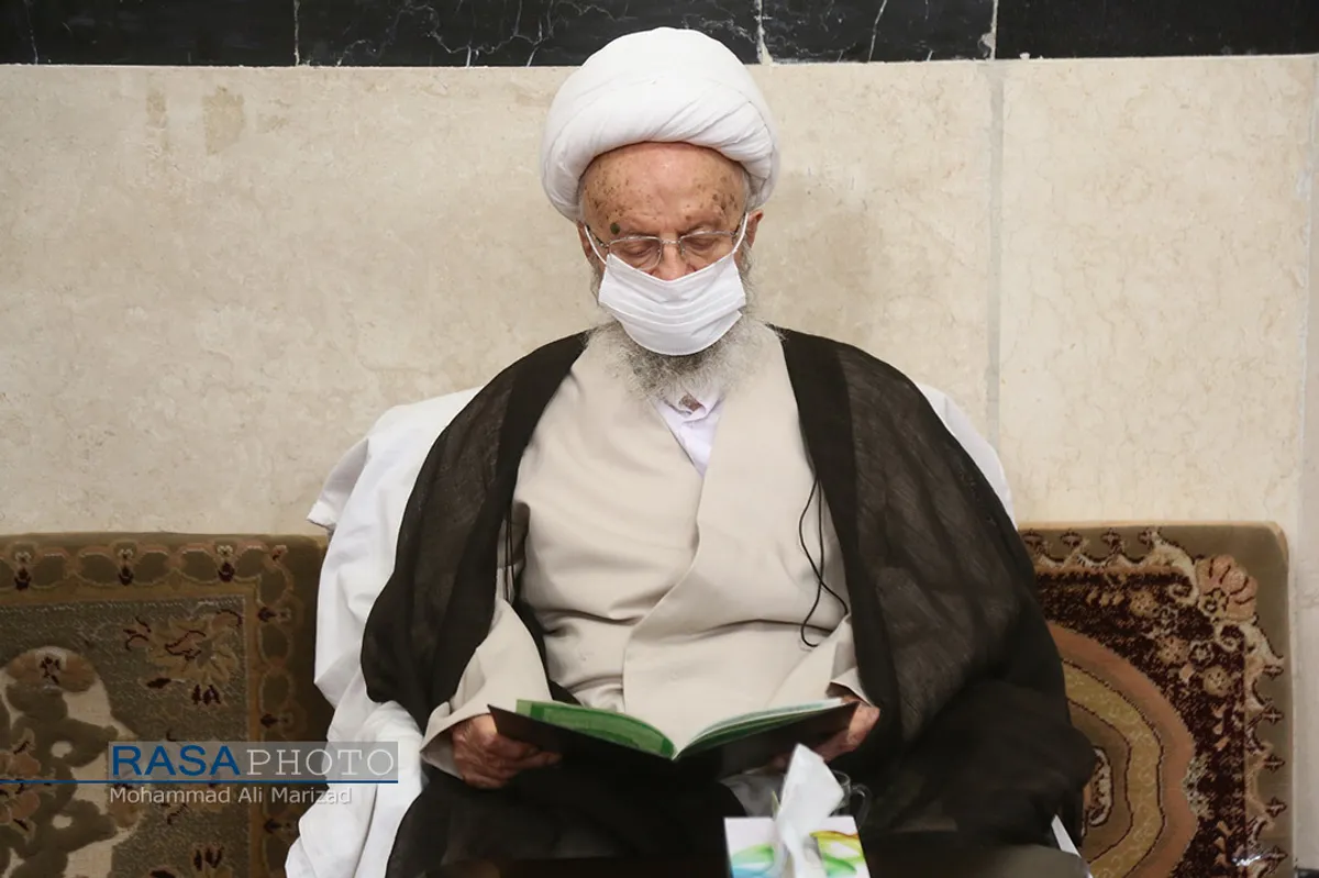 مراسم چهلمین روز ارتحال حضرت آیت الله صافی از سوی حضرت آیت الله مکارم شیرازی