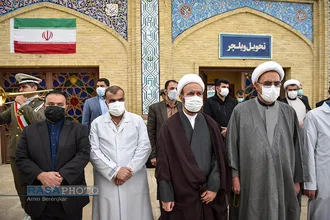 آیین گلاب شویی مضجع شریف حضرت احمدبن موسی الکاظم (ع) &lrm;&lrm;