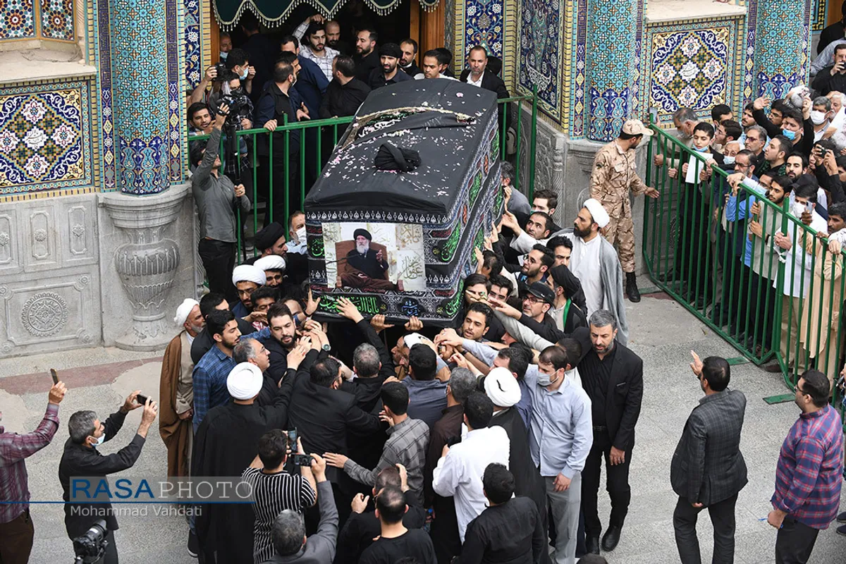 تشییع پیکر مرحوم آیت الله فاطمی&zwnj;نیا در قم