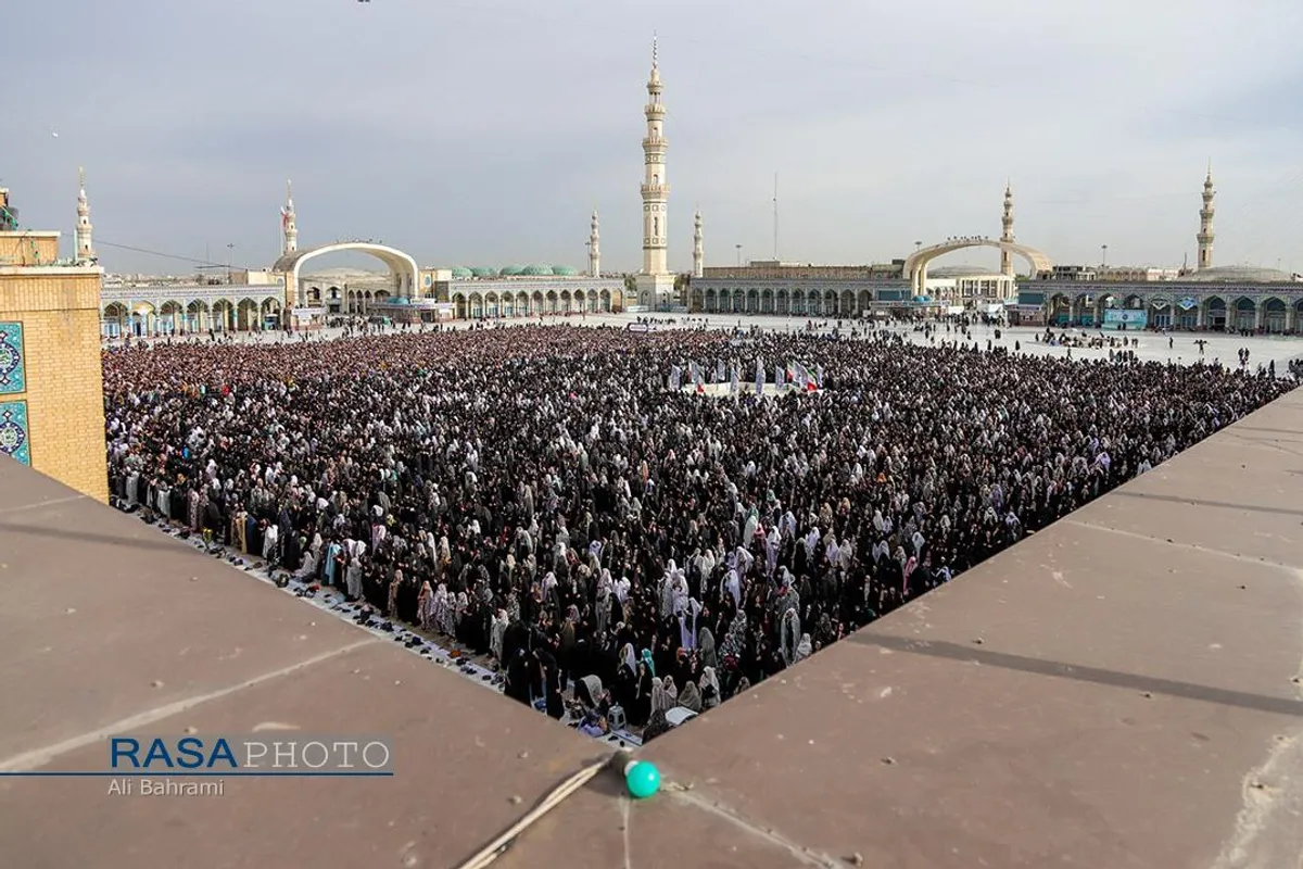 اقامه نماز عید سعید فطر در مسجد مقدس جمکران