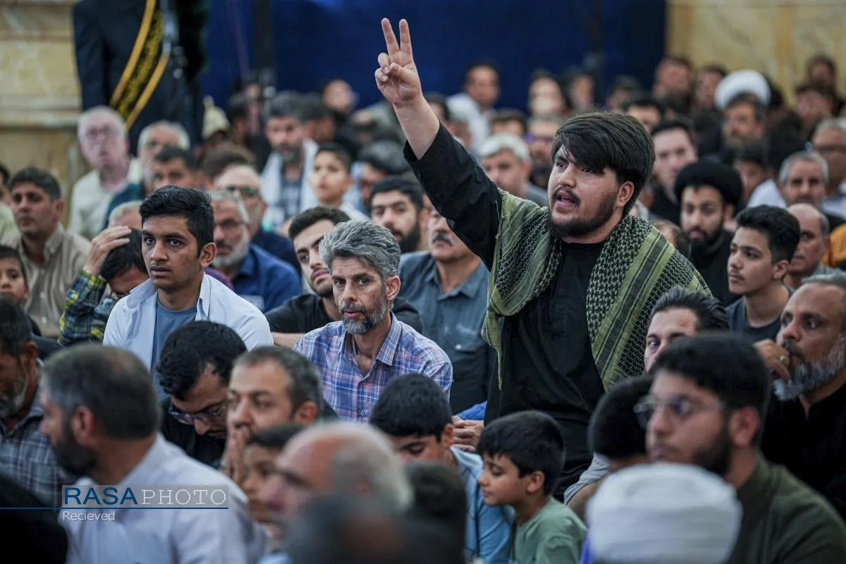 مراسم پر فیض دعای عرفه در مسجد مقدس جمکران