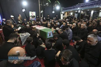 تشییع پیکر پاک سرلشکر شهید حاج محمدحسن محققی در تهران