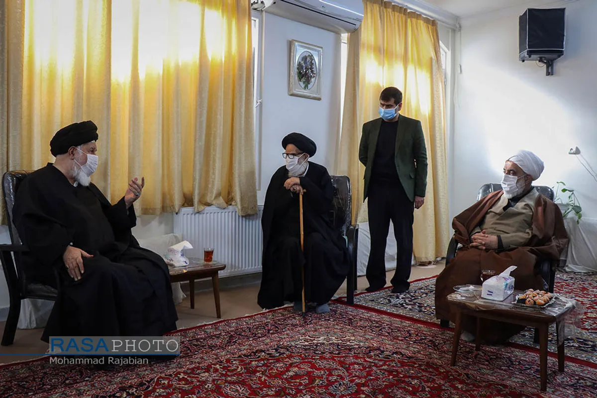 دیدار آیت الله علم&zwnj;الهدی با آیت الله مرتضوی