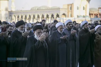 اقامه دومین نماز طلب باران در قم
