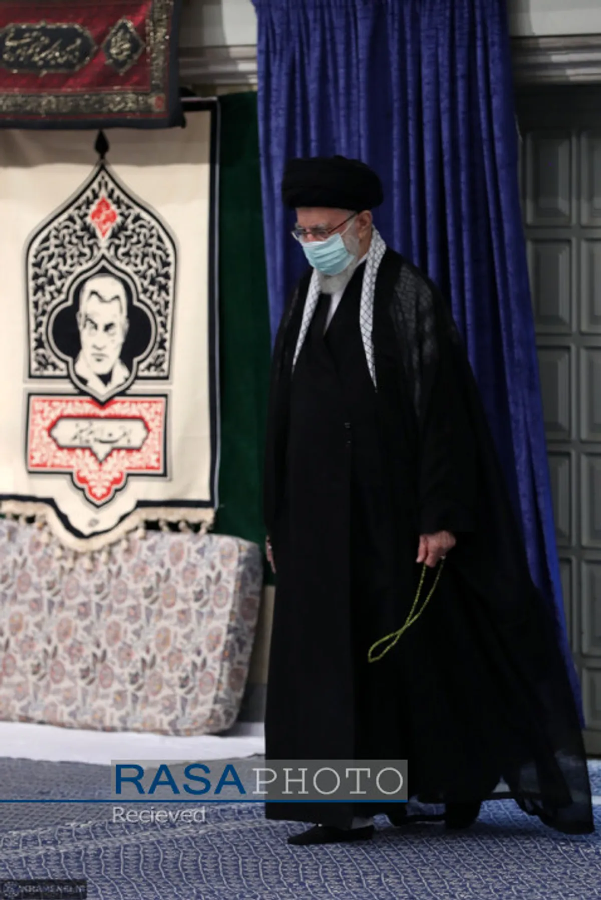 دومین شب مراسم عزاداری حضرت اباعبدالله الحسین (علیه&zwnj;السلام) با حضور مقام معظم رهبری