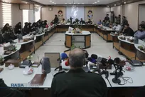 نشست خبری رئیس ستاد برگزاری مراسم تشییع امام شهید در استان قم