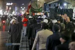 راهپیمایی شبانه مردم قم علیه اغتشاشگران
