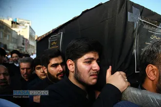 تشییع همسر آیت الله شبیری زنجانی