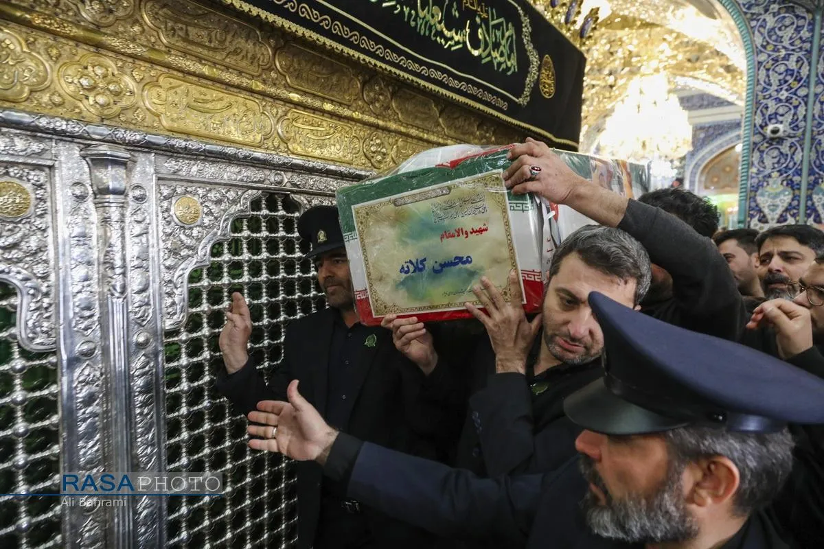 مراسم تشییع پیکر شهید حجت الاسلام محسن مهدوی کلاته