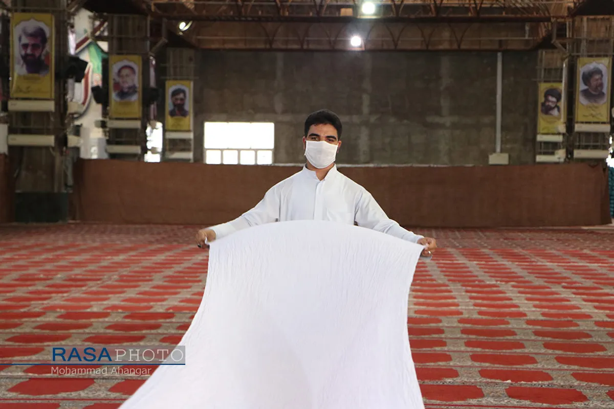مراسم عمامه گذاری طلاب استان خوزستان بمناسبت عید سعید غدیر