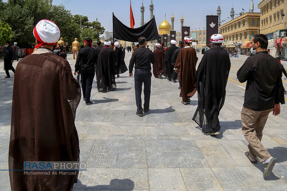 عزاداری شهادت حضرت امام محمد باقر (علیه السلام) در حرم کریمه اهلبیت (ع)