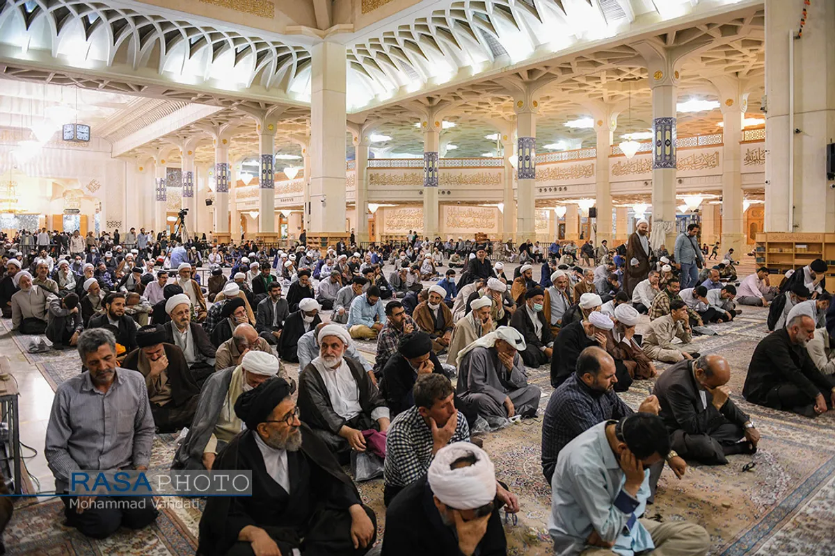 مراسم چهلمین روز ارتحال آیت الله علوی گرگانی