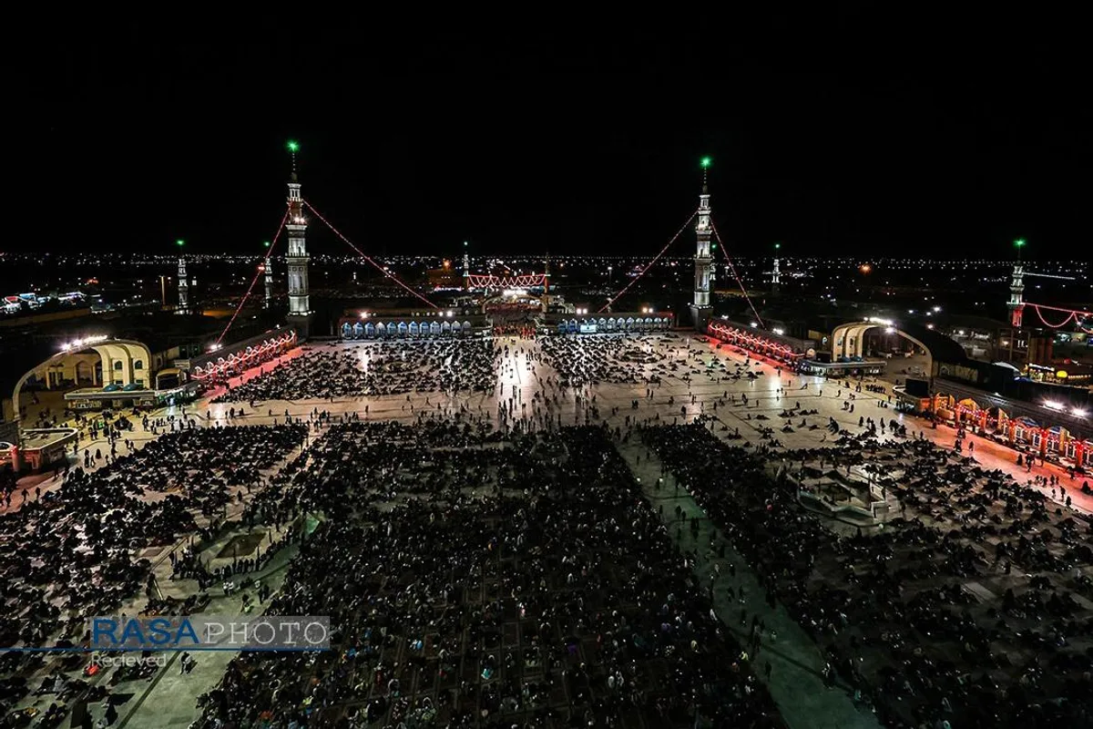 احیا شب نوزهم ماه مبارک رمضان در مسجد مقدس جمکران