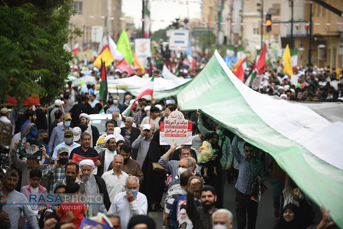 راهپیمایی باشکوه روز قدس در قم