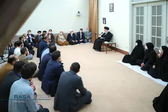 دیدار اعضای اتحادیه انجمن&zwnj;های اسلامی دانشجویان در اروپا با رهبر انقلاب