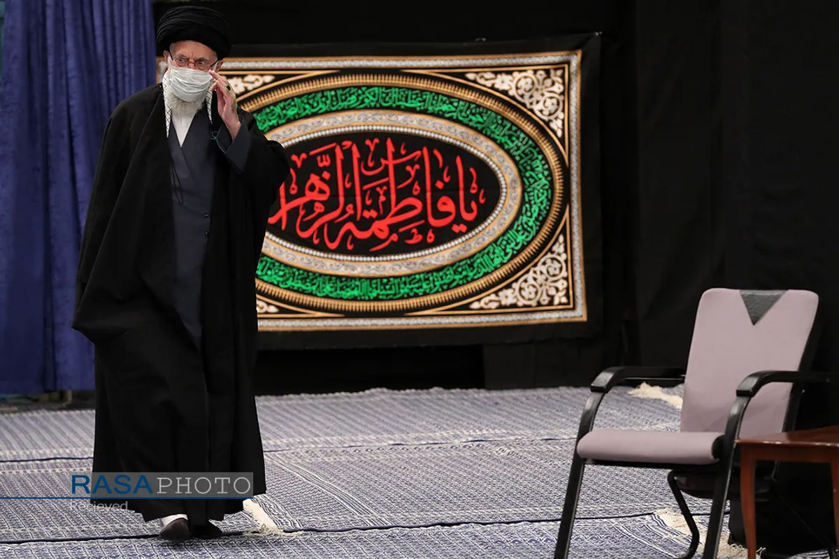 نخستین شب عزاداری ایام شهادت حضرت&zwnj;زهرا (سلام&zwnj;الله&zwnj;علیها) با حضور رهبر انقلاب
