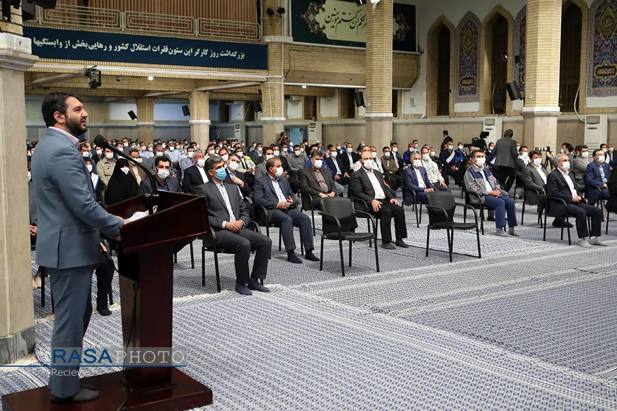 دیدار جمعی از کارگران سراسر کشور با مقام معظم رهبری