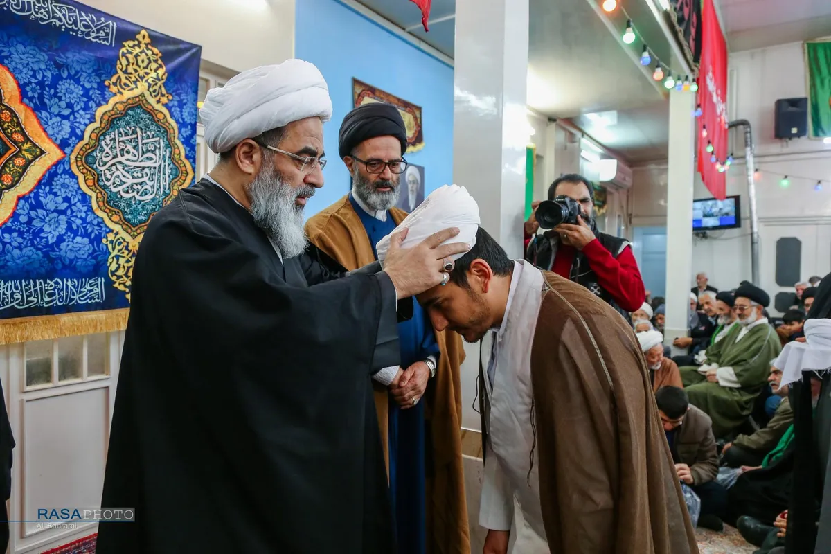 جشن سالروز میلاد حضرت زهرا (سلام&zwnj;الله&zwnj;علیها) و عمامه&zwnj;گذاری طلاب