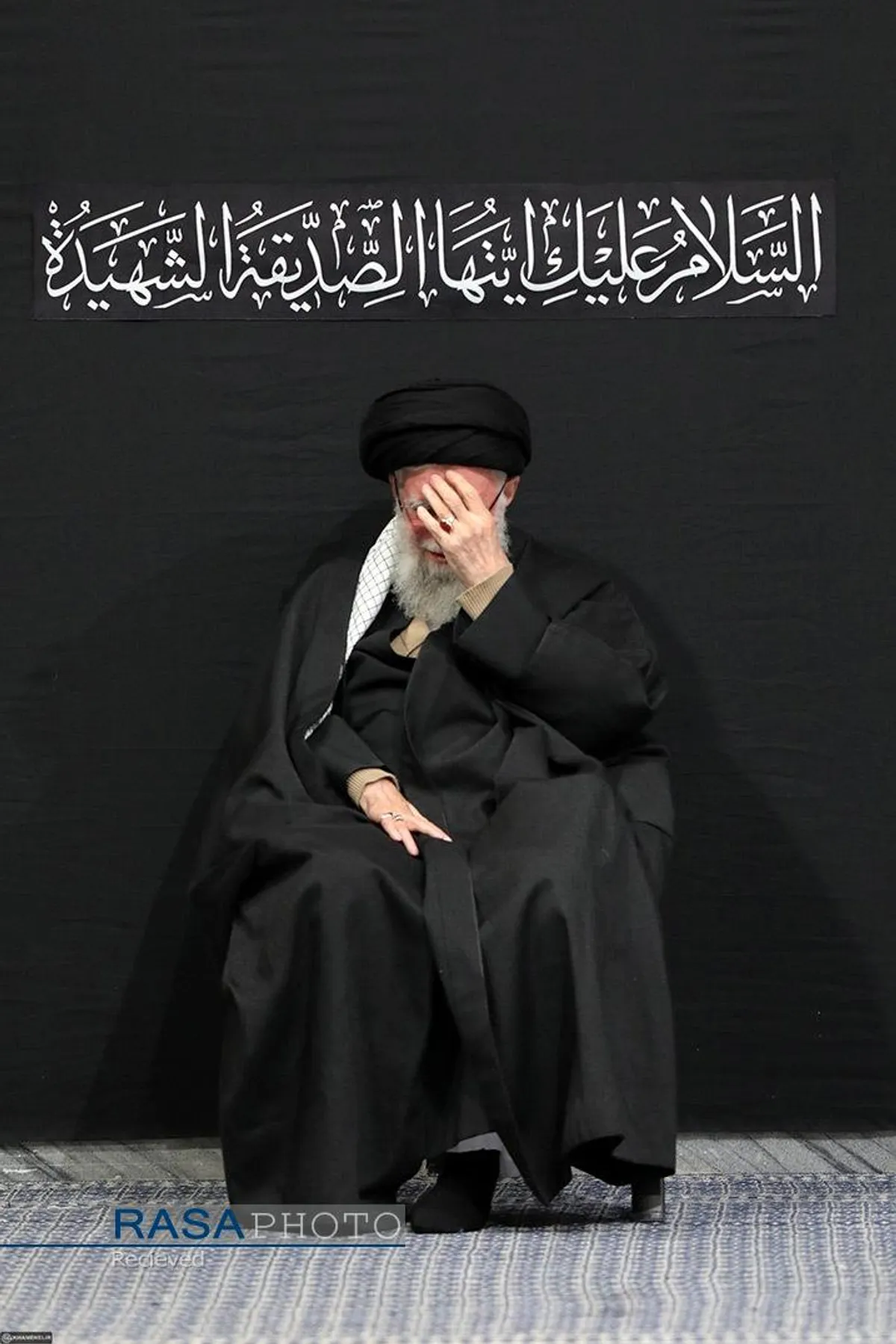 دومین شب مراسم عزاداری شهادت حضرت زهرا (سلام&zwnj;الله&zwnj;علیها) با حضور رهبر انقلاب