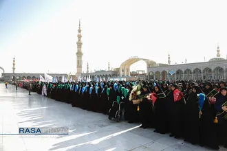 &laquo;عهد سربازی&raquo; نیرو&zwnj;های مسلح با امام زمان (عج) در جمکران&lrm;&lrm;