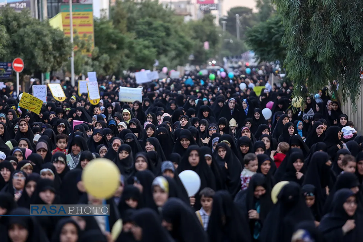 تجمع و راهپیمایی بزرگ عفاف و حجاب در قم