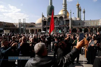 حرم کریمه اهلبیت (س) در روز شهادت حضرت زهرا (سلام&zwnj;الله&zwnj;علیها)