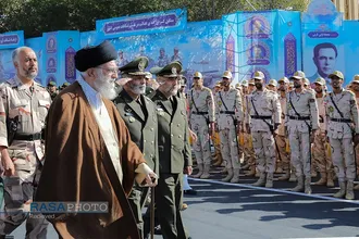 مراسم مشترک دانش&zwnj;آموختگی دانشگاه&zwnj;های افسری با حضور فرمانده کل قوا