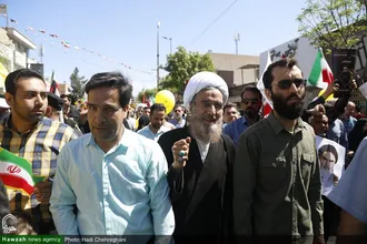 حضور شخصیت های حوزوی در راهپیمایی روز جهانی قدس