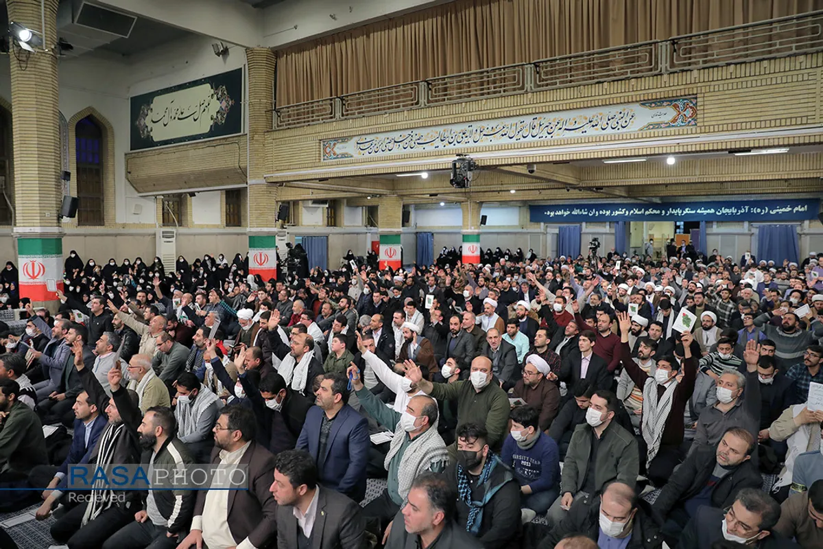 دیدار مردم آذربایجان شرقی با مقام معظم رهبری