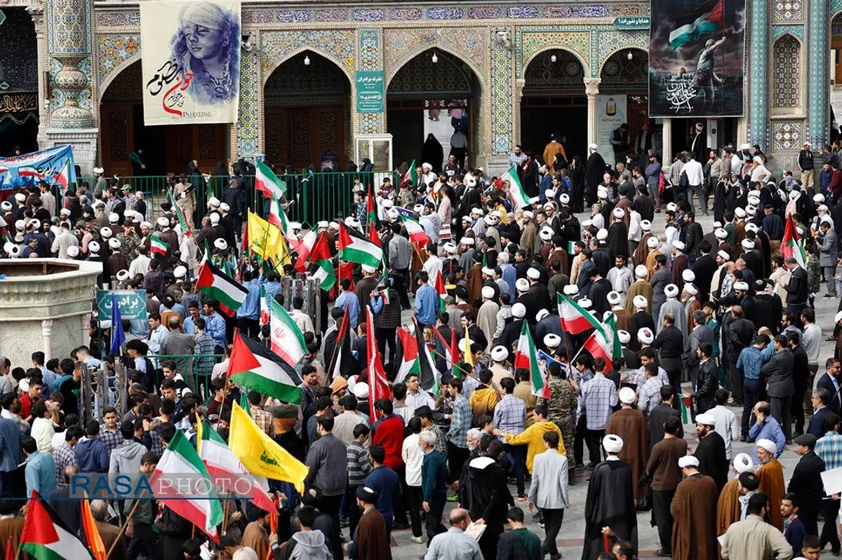 راهپیمایی یوم الله 13 آبان در قم