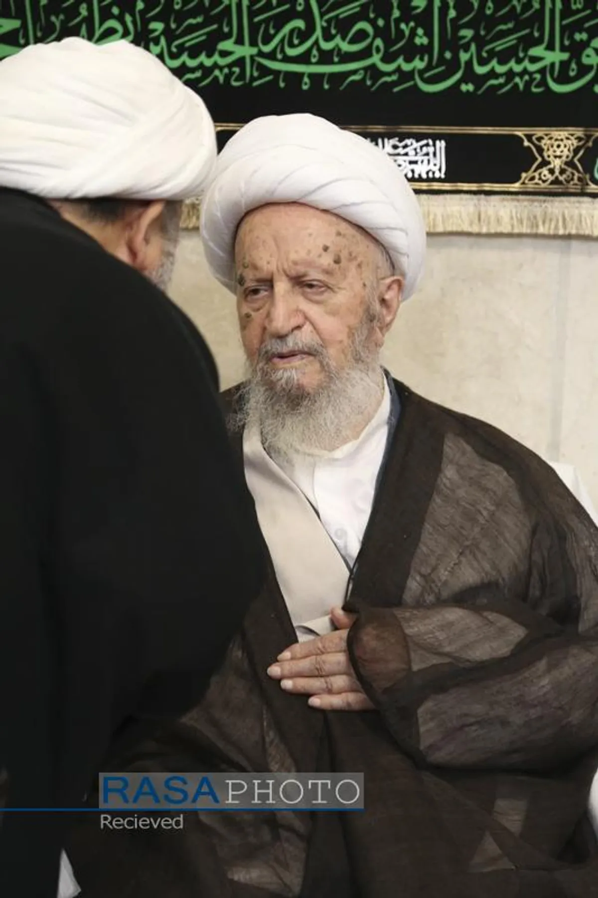عزاداری روز تاسوعای حسینی (ع) در بیت حضرت آیت الله مکارم شیرازی