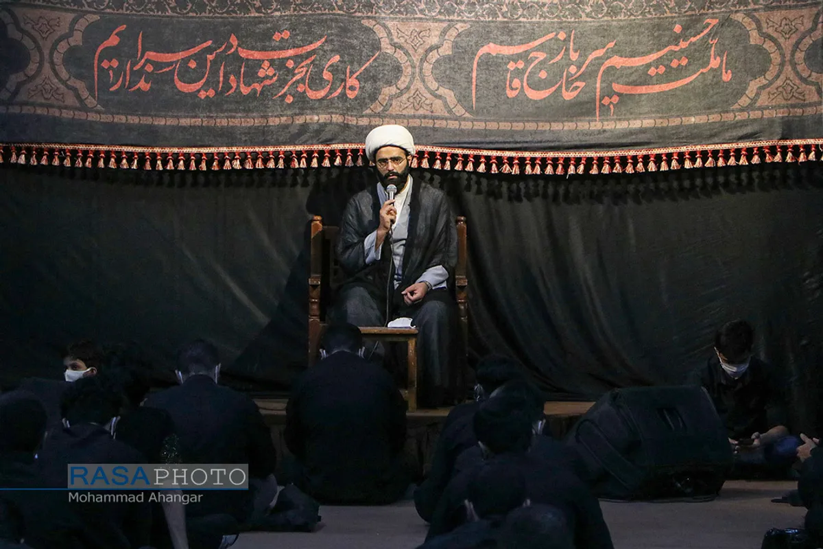 رعایت دستورات بهداشتی در مراسم پیشواز محرم هیئت مکتب الزهرا (س) اهواز
