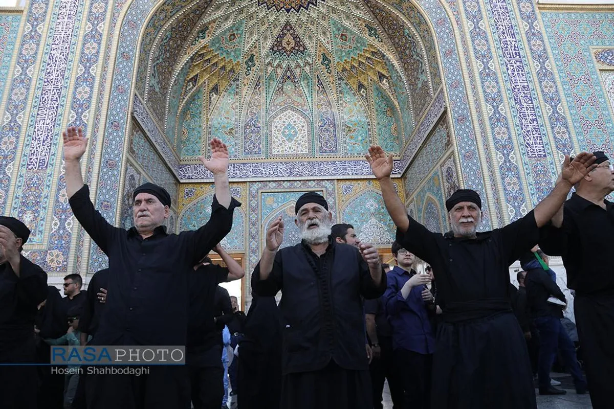 حرم حضرت امام علی بن موسی الرضا (علیه&zwnj;السلام) در روز شهادت