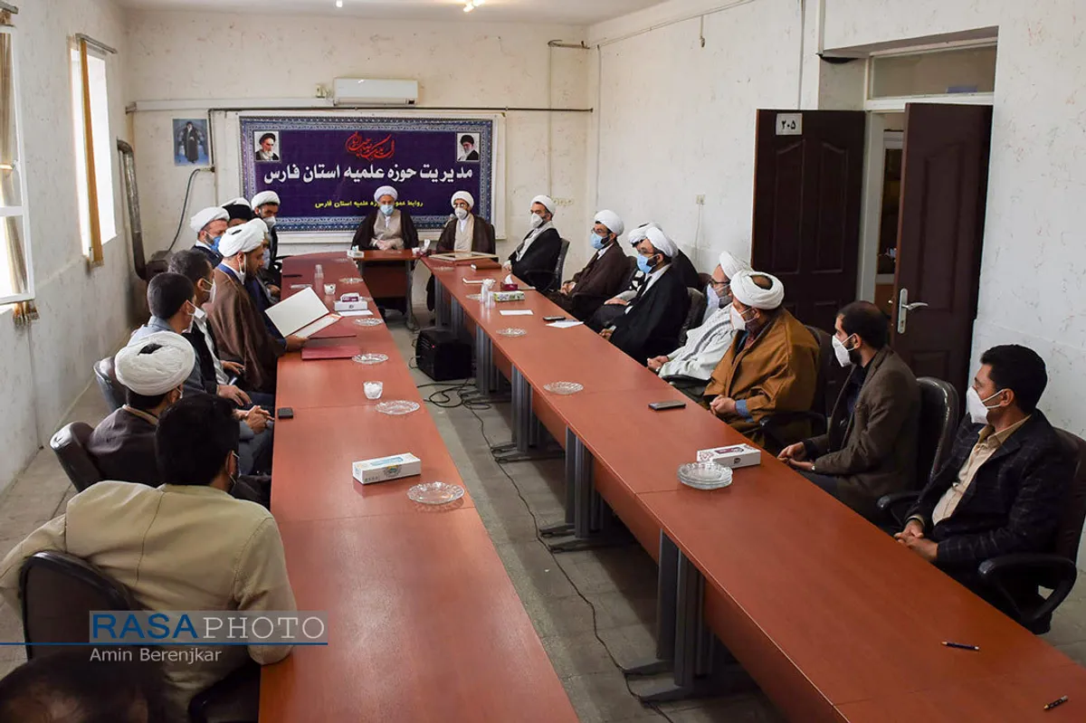 مراسم معارفه معاونان حوزه علمیه استان فارس&lrm;