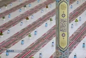 ضیافت افطار در صحن ملکوتی حرم کریمه اهلبیت (س)