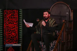 عزاداری شب ششم محرم در هیئت رزمندگان اسلام قم