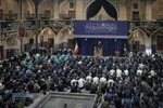 عزاداری روز عاشورای حسینی در مدرسه دو درب حرم مطهر رضوی