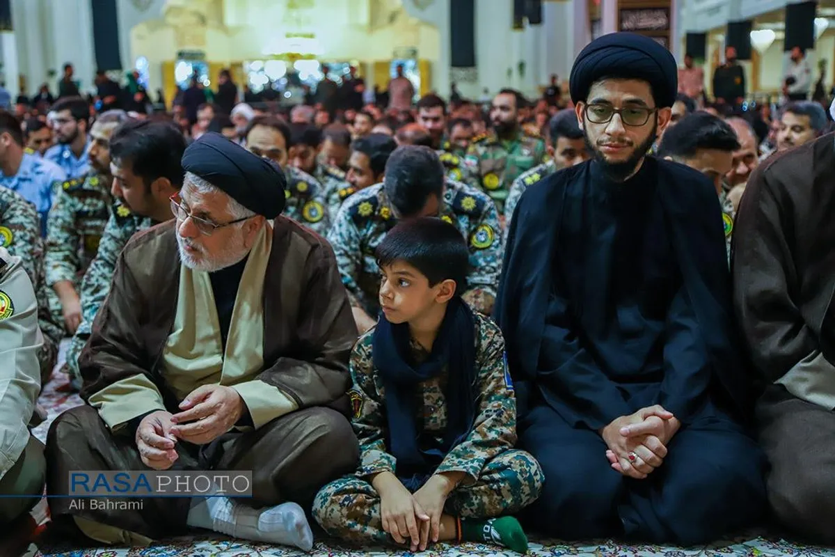 تشییع پیکر مطهر شهدای مدافع حرم در قم