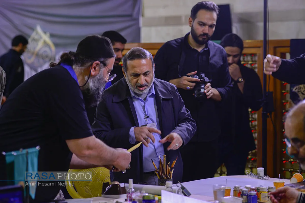 آغاز به کار کارگاه هنری ام&zwnj;المقاومه در نجف اشرف